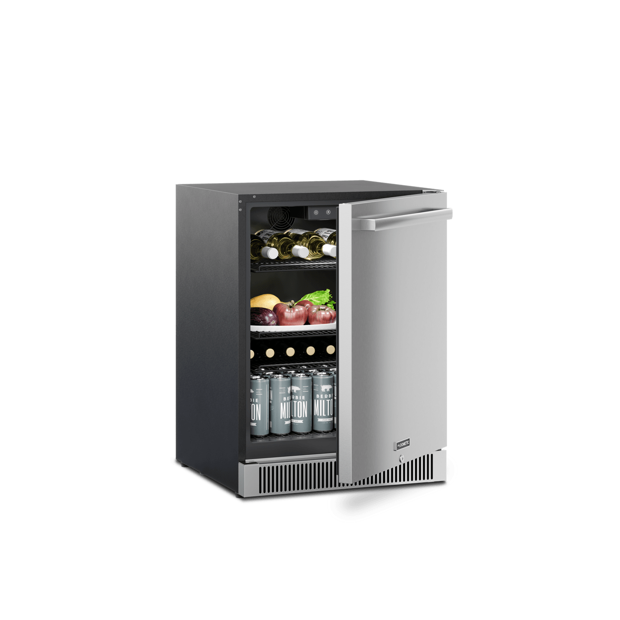 Dometic 24 Inch Outdoor Refrigerator with Solid Door and Lock