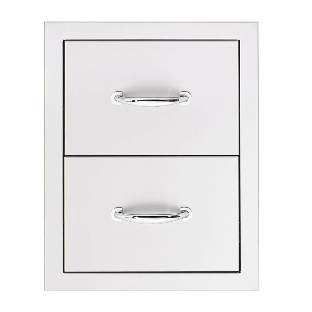 Summerset 17 Inch Double Drawer Masonry Frame Return