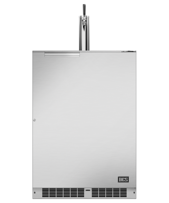 DCS 24 Inch Outdoor Beer Dispenser with Solid Door
