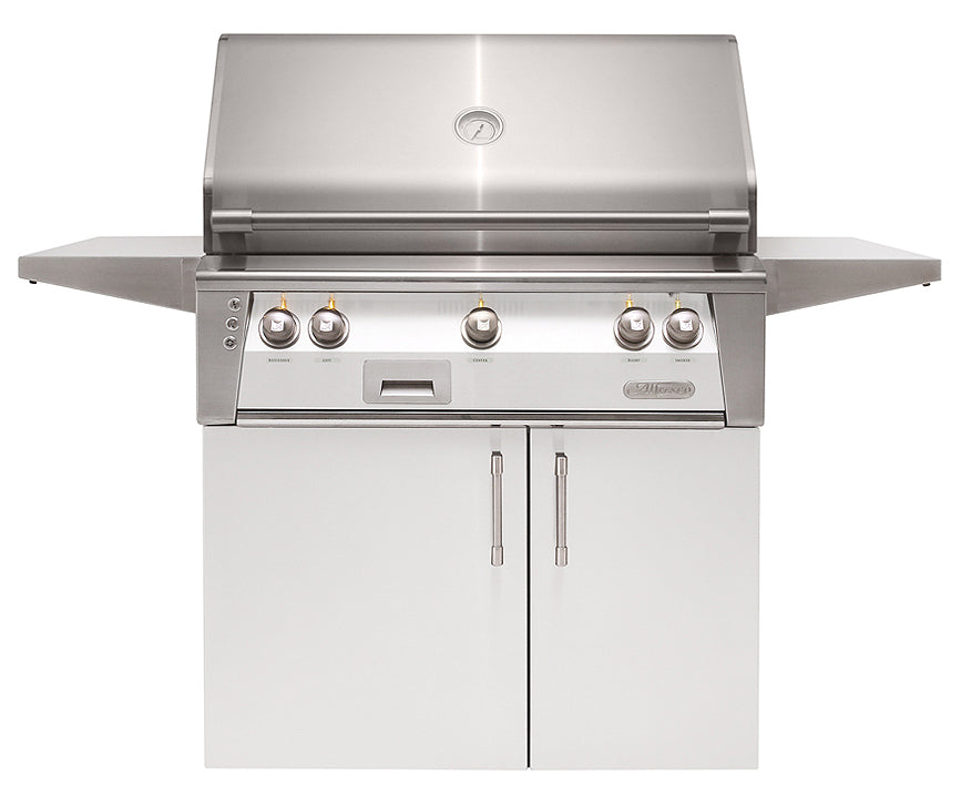 Alfresco ALXE 36-Inch Freestanding Grill With Rotisserie