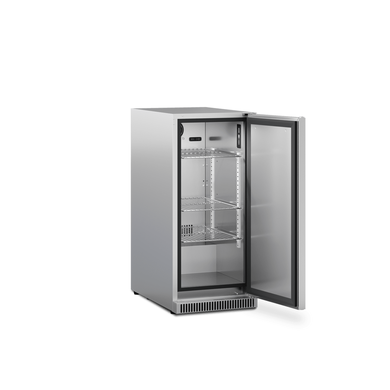 Dometic 15 Inch Outdoor Refrigerator with Solid Door and Lock