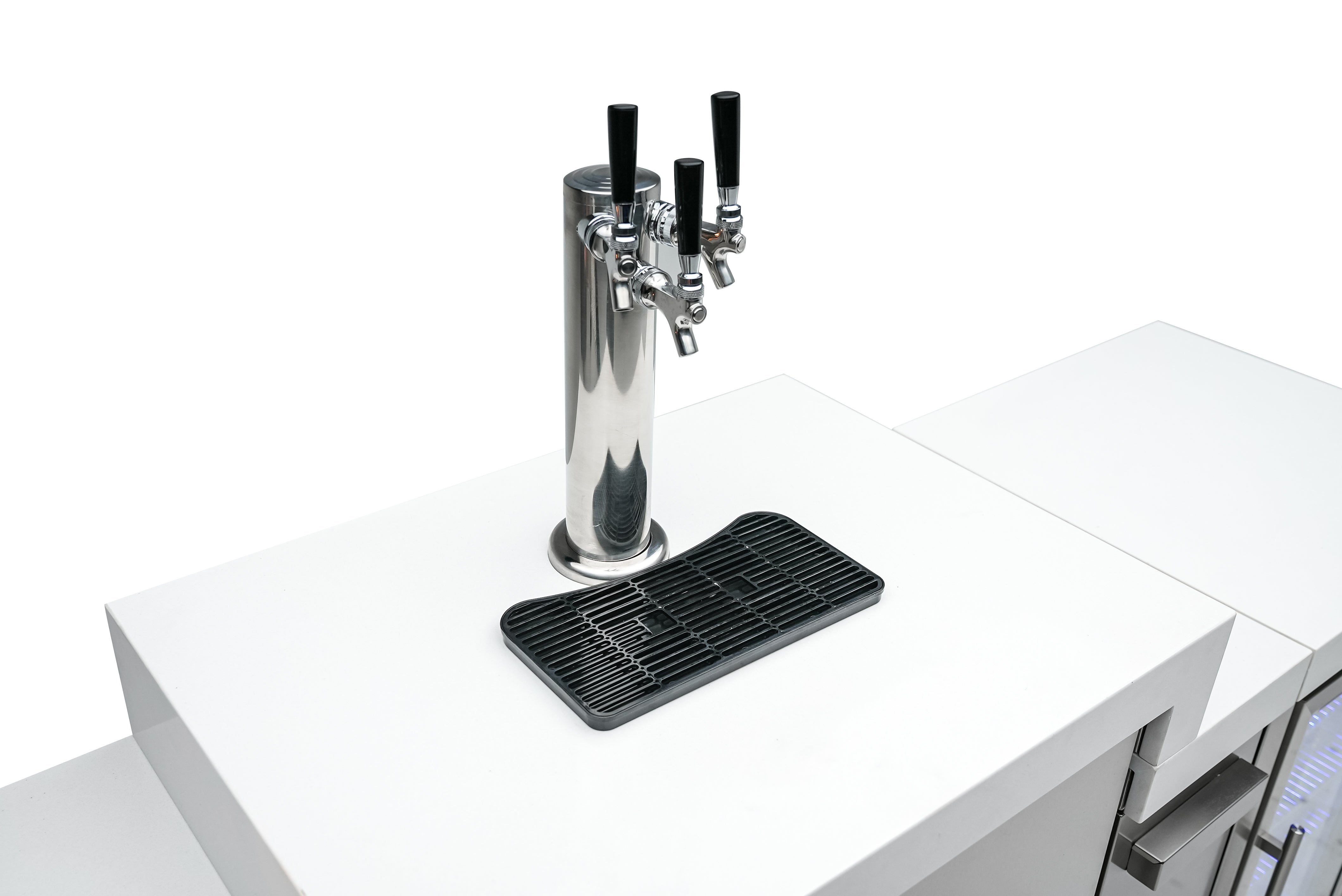 Mont Alpi 86 Inch Outdoor  Prep Center - Beverage Center And Kegerator with Lock