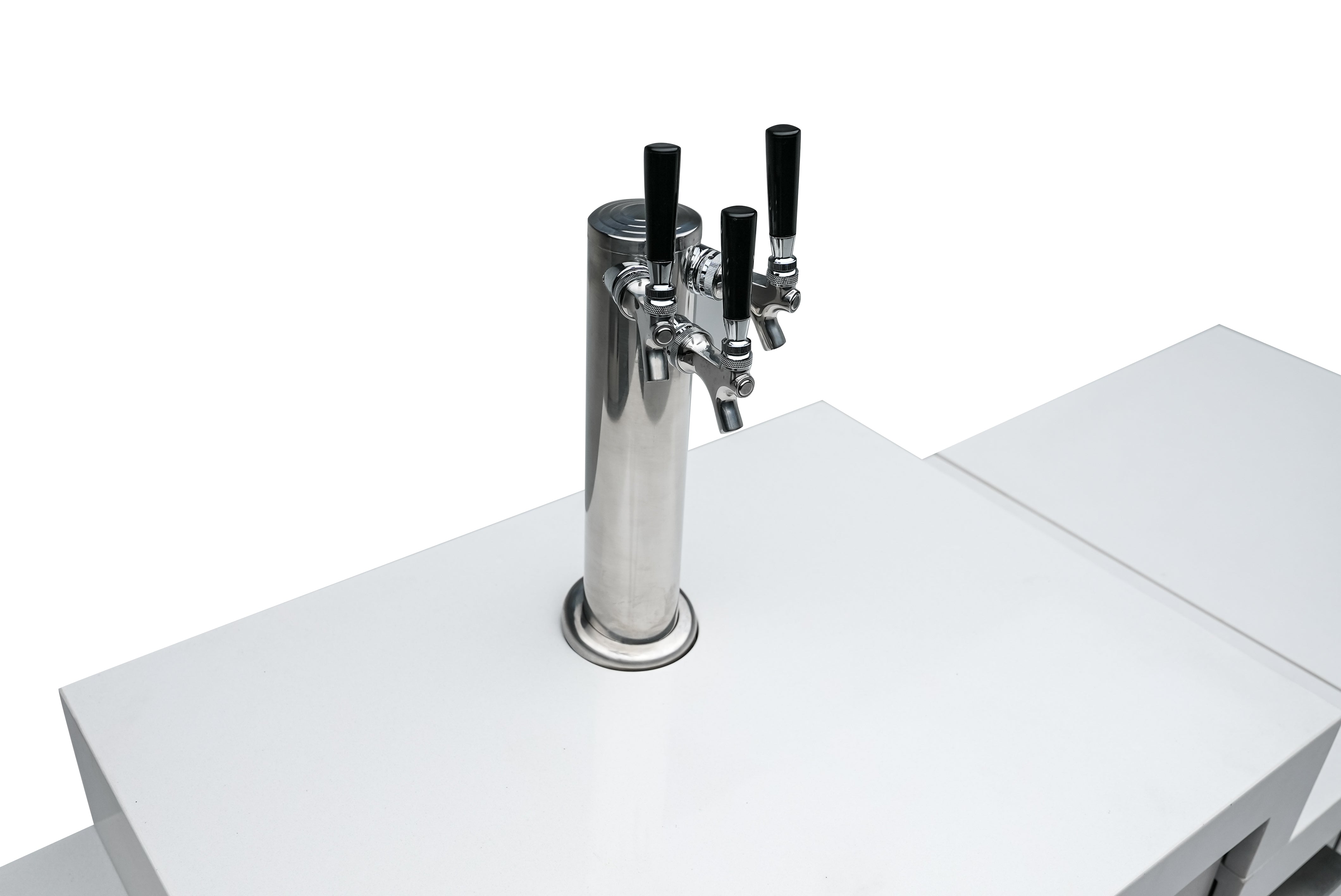 Mont Alpi 86 Inch Outdoor  Prep Center - Beverage Center And Kegerator with Lock