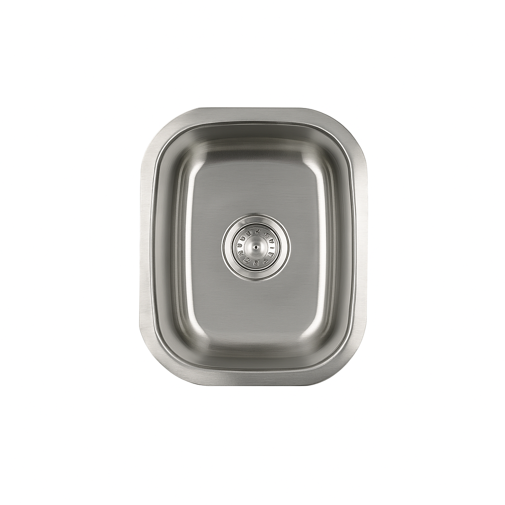 E-Stainless 18 Gauge, Single Bar / Veggie Bowl: 18 x 15 x 7 Inch Bowl Depth