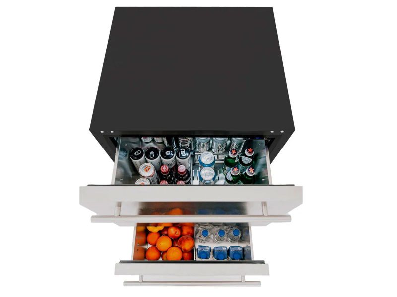 American Made Grills 24 Inch Outdoor Refrigerated Drawers