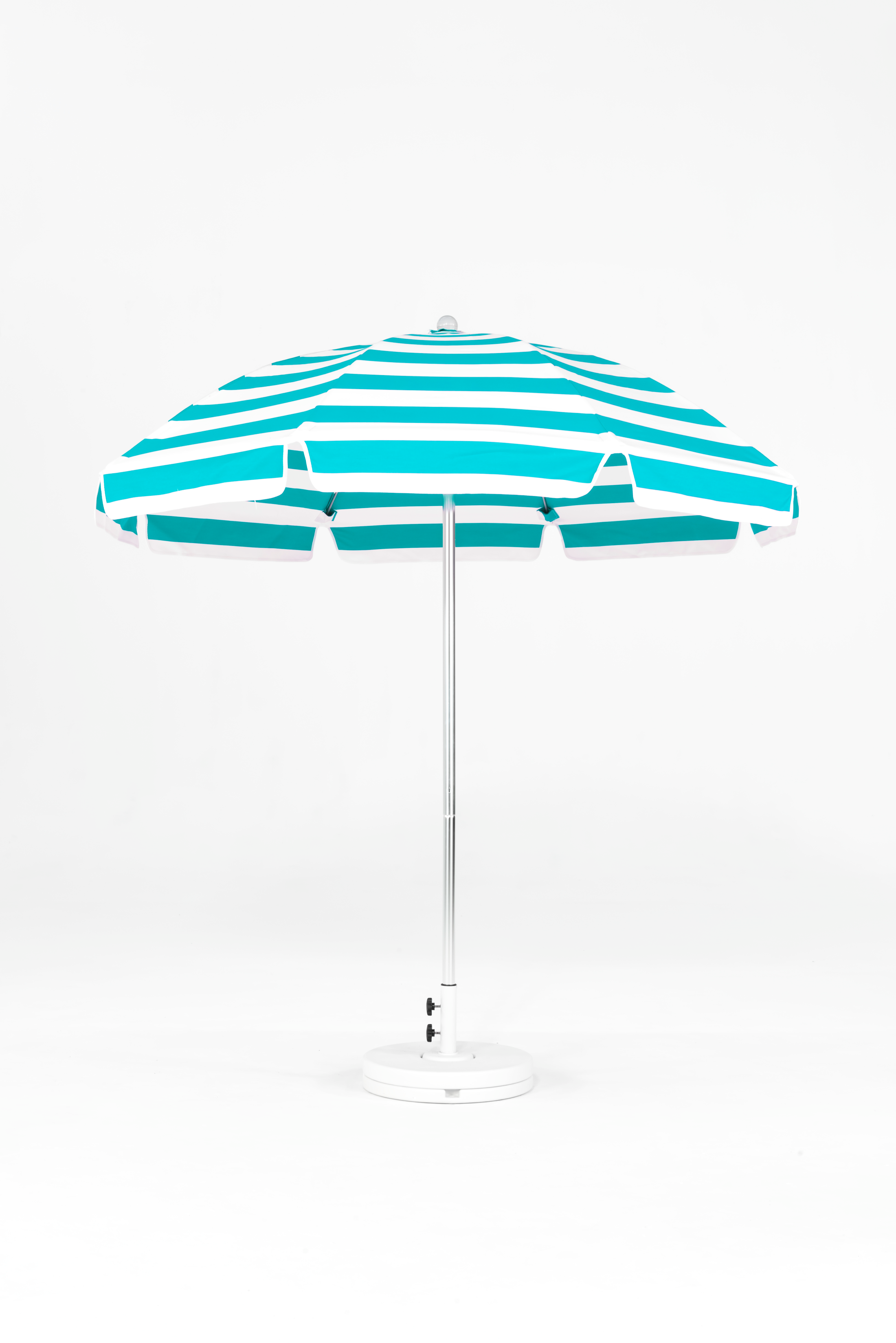 844FA 01-011 Turquoise Stripe-Brushed Silver -  Manual Lift