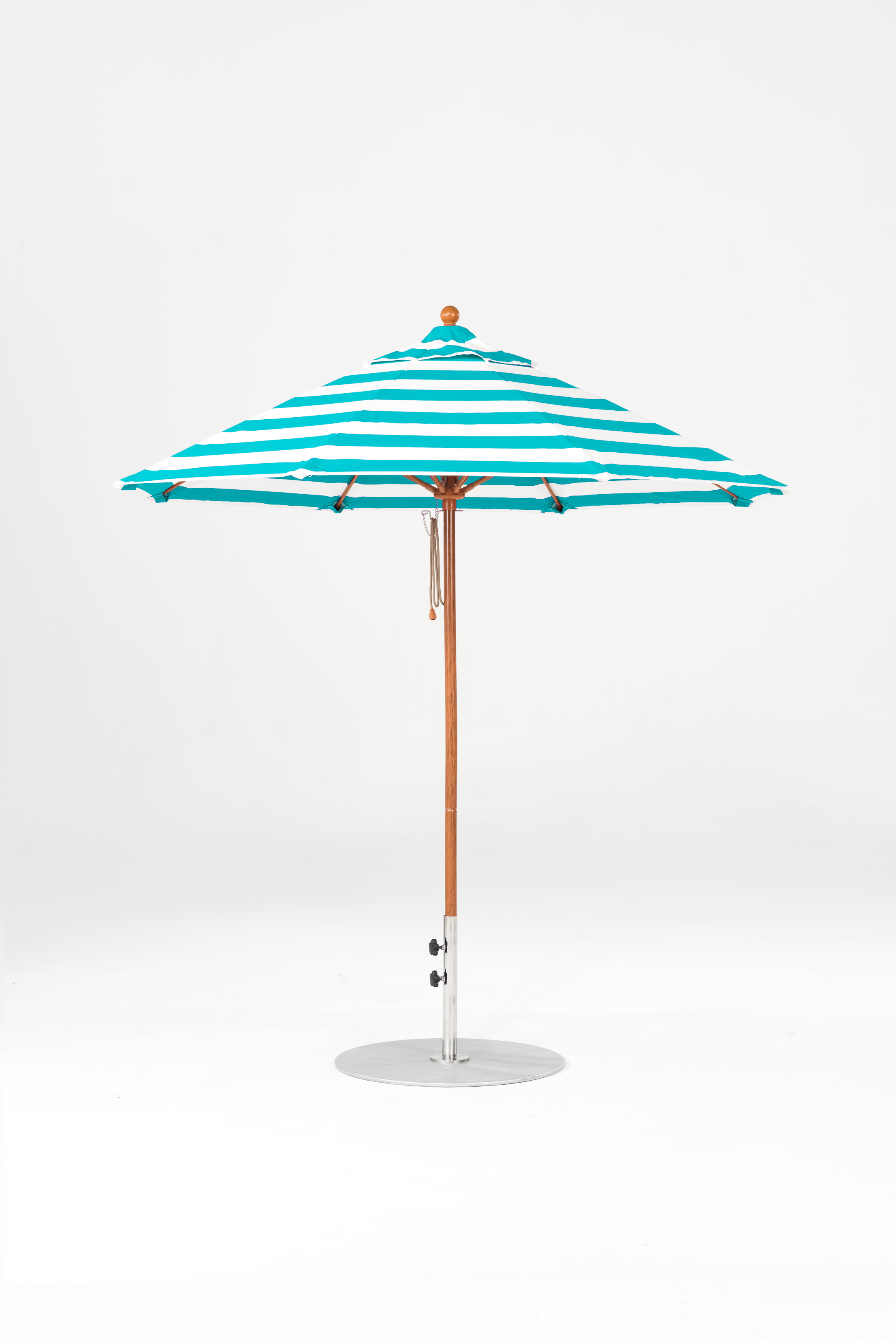 845FM-011 Turquoise Stripe-Golden Oak