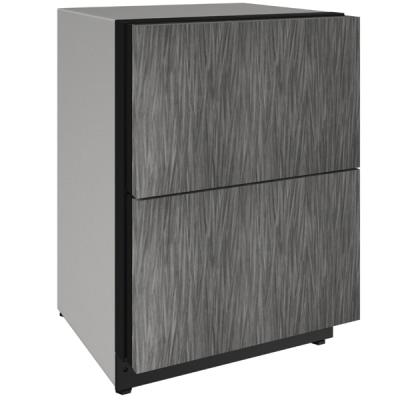 U-Line Refrigerator Drawers 24" Integrated Solid 115v