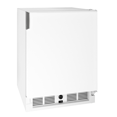 U-Line Solid Refrigerator 21" Reversible Hinge White Solid 115v