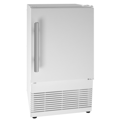 U-Line Ice Maker 14" Reversible Hinge White Solid 115v