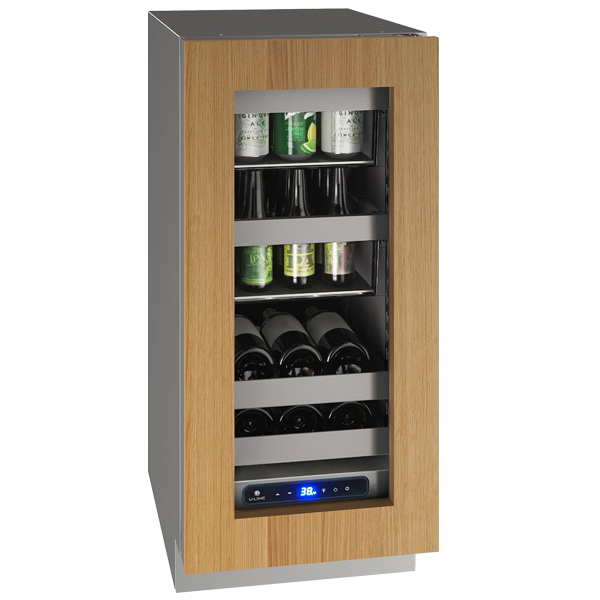U-Line Beverage Center 15" Reversible Hinge Integrated Frame 115v