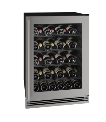 U-Line Wine Captain 24" Reversible Hinge Stainless Frame 115v