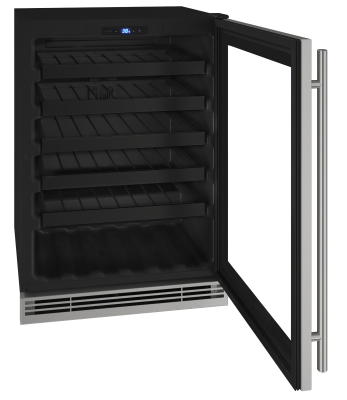 U-Line Wine Captain 24" Reversible Hinge Stainless Frame 115v