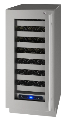 U-Line Wine Captain 15" Lock Left Hinge Stainless Frame 115v