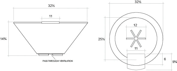Prism Hardscapes Verona Small Fire Bowl