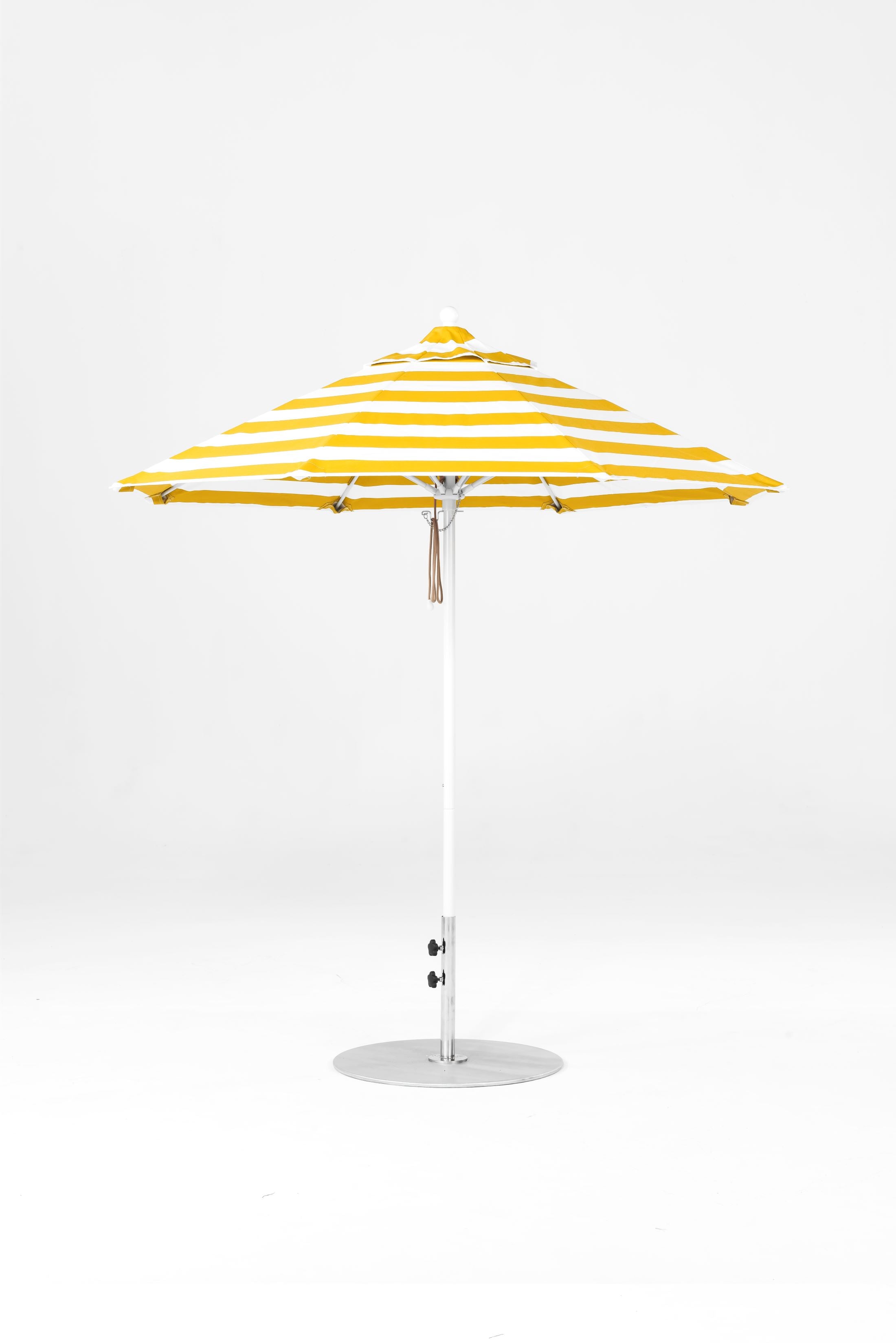 845FM-055 Yellow Stripe-Alpine White