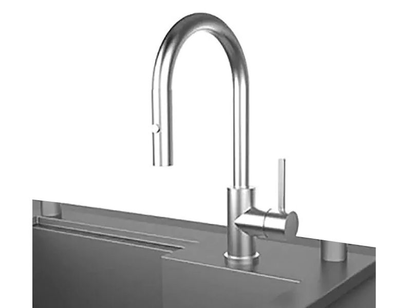 Hestan Outdoor Single Handle Faucet with Pull-Out Spray