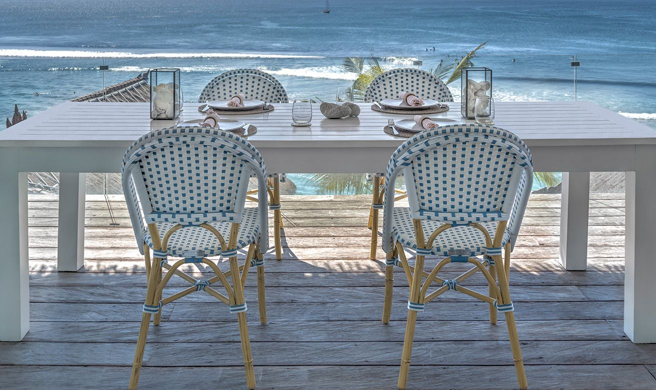 Kingsley Bate Cafe Aluminum Dining Armchair