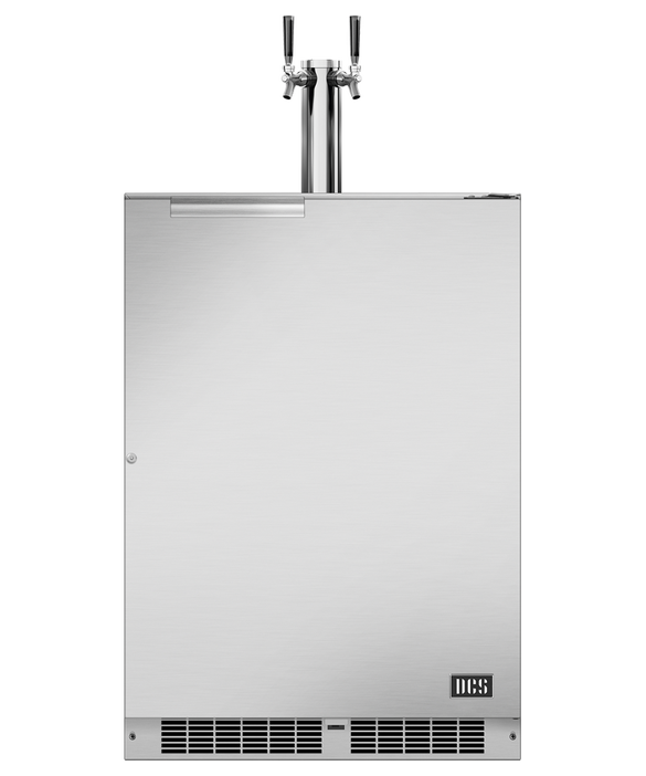 DCS 24 Inch Outdoor Beer Dispenser with Solid Door