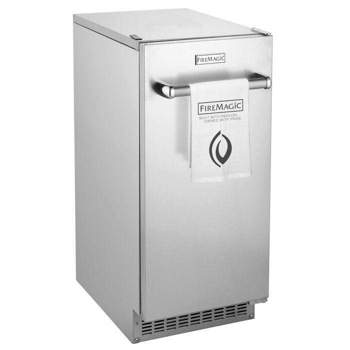 Fire Magic 18 Inch Outdoor Ice Maker with Solid  Door