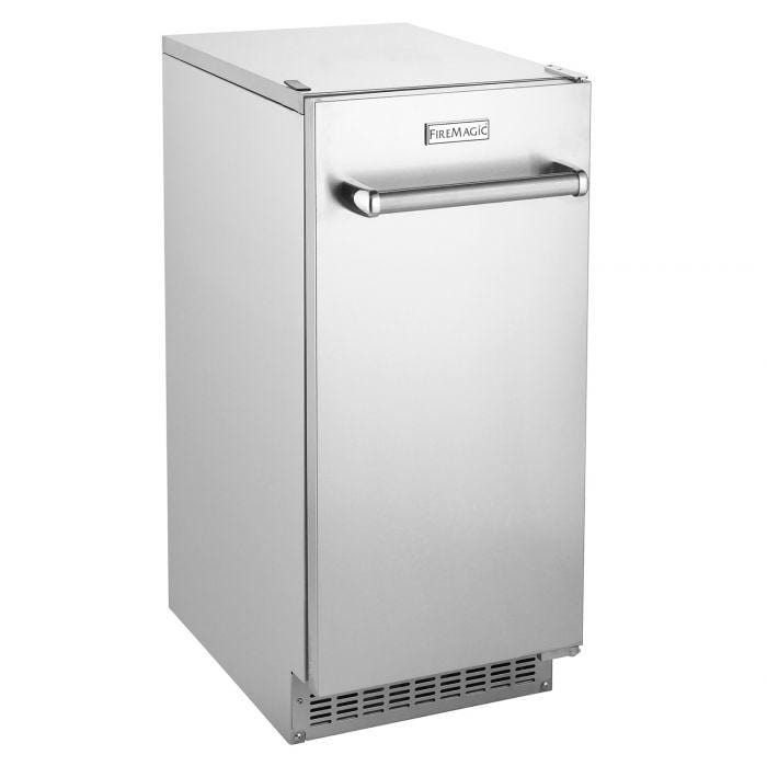Fire Magic 18 Inch Outdoor Ice Maker with Solid  Door