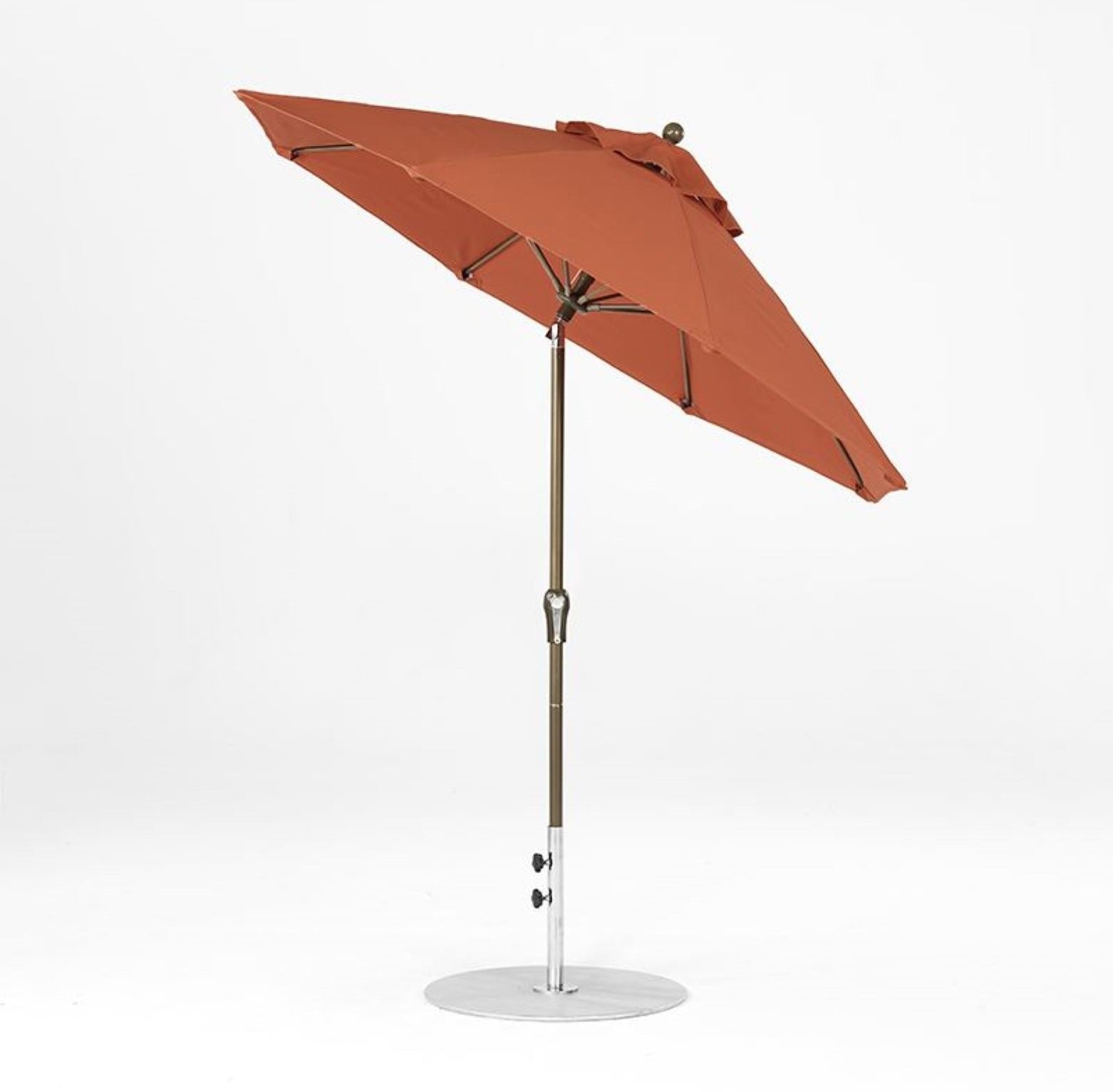 Frankford Quick Ship Monterey Market Fiberglass 7.5 Foot Wide Octagon Crank Auto Tilt Umbrella