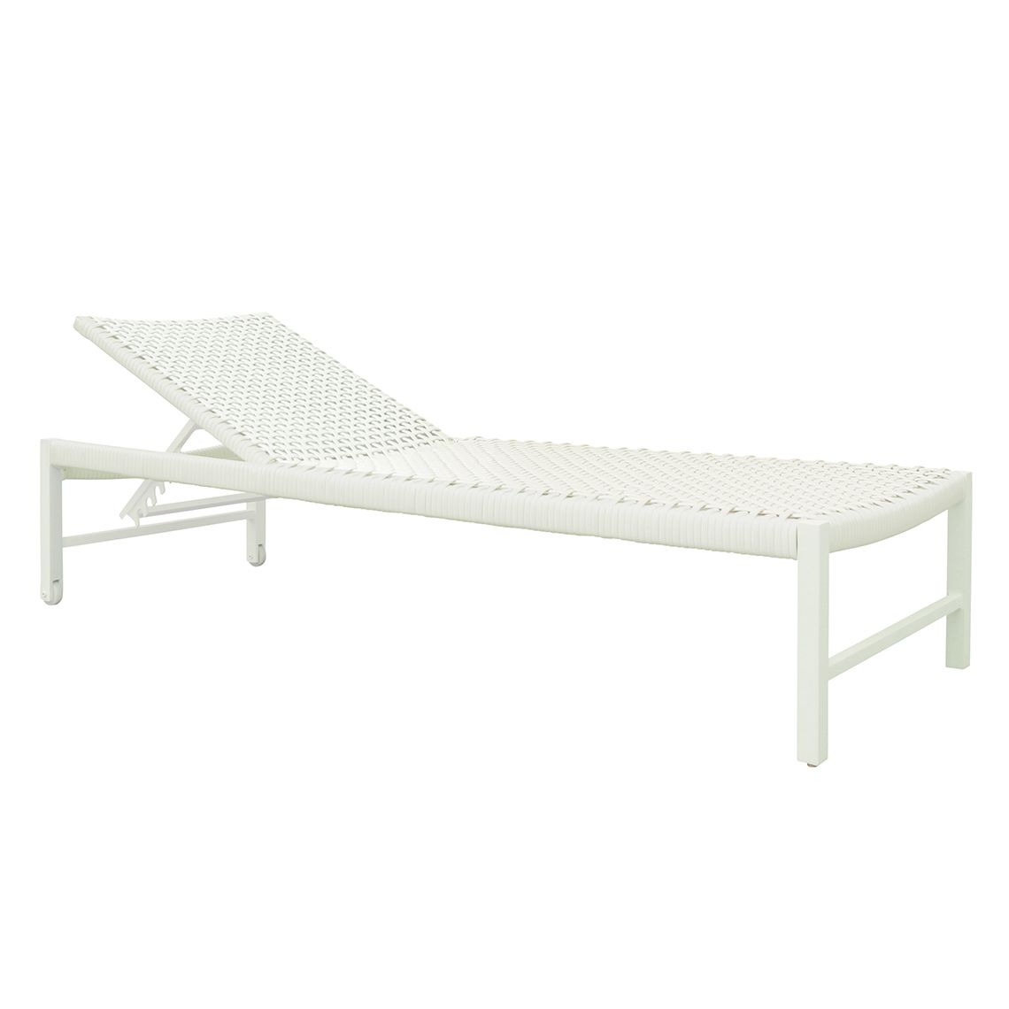 Catherine Aluminum Woven Chaise Lounge