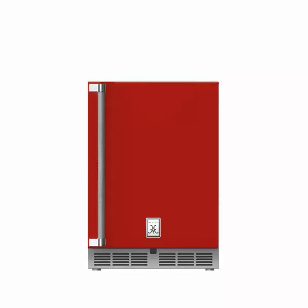 Hestan 24 Inch Outdoor Dual Zone Refrigerator with Solid  Door