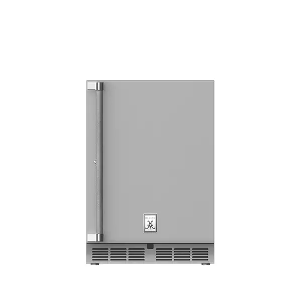 Hestan 24 Inch Outdoor Refrigerator with Solid Door and Lock